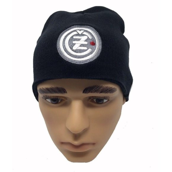 CZ Black Embroidered Beanie Cap Hat - NEW FAST SHIPPING - Picture 2 of 5